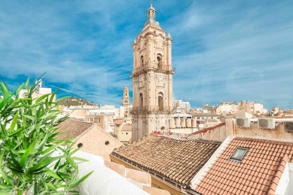 Private Terrace, Barbecue & Cathedral View By Rems Leilighet Málaga Eksteriør bilde